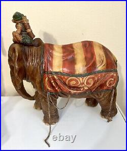 Antique Elephant Monkey Barnum & Bailey Circus ONLY for Wagon READ DESCRIPTION