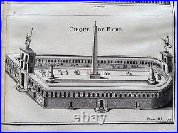 Antique Engraving After Laurus (lauro) Roman Circus