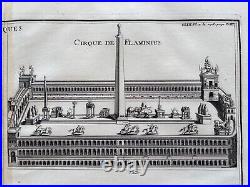 Antique Engraving After Laurus (lauro) Roman Circus