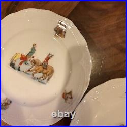 Antique German CHILDRENS DISHES CIRCUS THEMED RARE 30 items