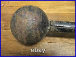 Antique Globe Barbell 50 lbs Strongman Circus Carnival Gym Bodybuilding weight