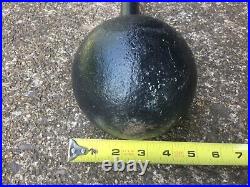 Antique Globe Barbell StrongMan Circus Vintage Iron Weights