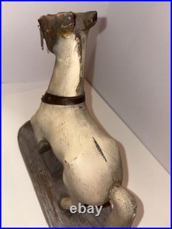 Antique Hand Painted & Carved Wood Folk Art Horse Figure Circus Carousel 11 1/2 Antique Hand Painted & Carved Wood Folk Art Horse Figure Circus Carousel 11 1/2