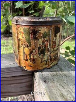 Antique Huntley & Palmers Circus Biscuit Tin c1893