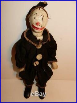 Antique Ko Ko The Inkwell Clown Max Fleischer's Schoenhut Circus Wood Peg Doll