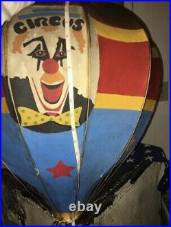 Antique Large Vinyl Circus Balloon 1911 Extreme Rare