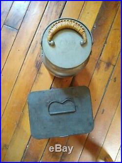 Antique Leather Autotherm Picnic bag Drew & Sons Piccadilly Circus London 1910s