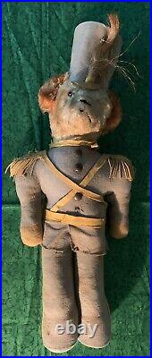 Antique Military Style 23 BANDSMAN CIRCA 1925 TEDDY BEAR