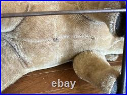 Antique Mohair Elephant Pull Toy Metal Wheels 15 Early 1900s Steiff Circus