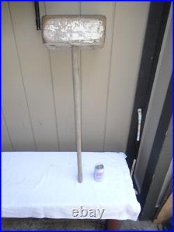 Antique Original 40 Large Wood Carnival Hammer Circus Sign Advertising! #l 161