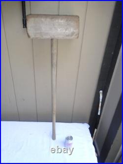 Antique Original 40 Large Wood Carnival Hammer Circus Sign Advertising! #l 161