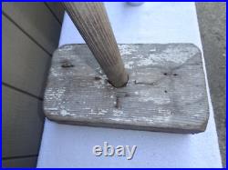 Antique Original 40 Large Wood Carnival Hammer Circus Sign Advertising! #l 161