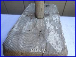 Antique Original 40 Large Wood Carnival Hammer Circus Sign Advertising! #l 161