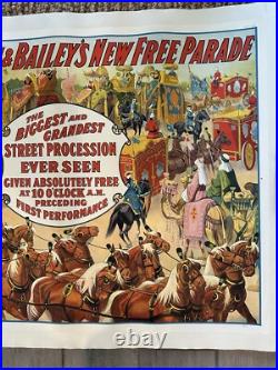 Antique Original Barnum & Bailey's New Free Parade 1915