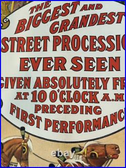 Antique Original Barnum & Bailey's New Free Parade 1915