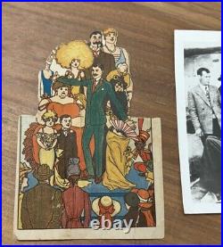 Antique Original Photo Insert Siah Khan Medical Oddity Circus Sideshow Freak Lot