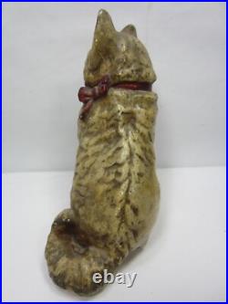 Antique Plaster Carnival Prize Cat Bank