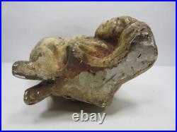 Antique Plaster Carnival Prize Cat Bank