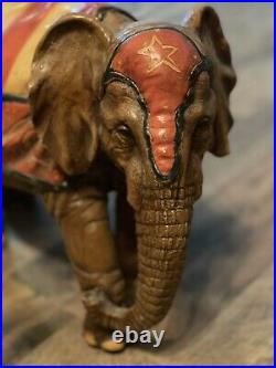 Antique RARE 1920s Barnum and Bailey's Circus Replica Elephant Amazing Cond