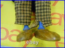 Antique SCHOENHUT Humpty Dumpty Doll Americana Gentleman withChair COOL FIND