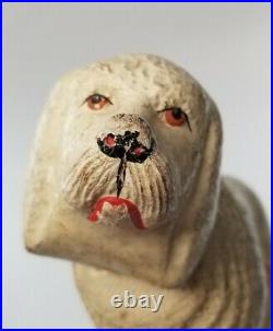 Antique SCHOENHUT Poodle Painted Eyes Wood Circus HUMPTY DUMPTY Toy