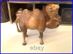 Antique Schoenhut 2-Hump Camel Humpty Dumpty Circus Painted Eyes