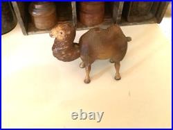 Antique Schoenhut 2-Hump Camel Humpty Dumpty Circus Painted Eyes