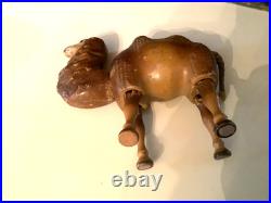 Antique Schoenhut 2-Hump Camel Humpty Dumpty Circus Painted Eyes