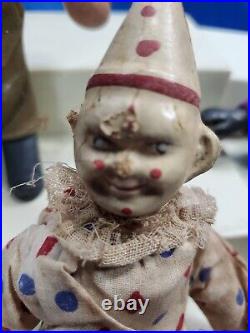 Antique Schoenhut Circus And More 7 Figures And 5 Ladders Early 1920s Toy