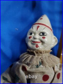Antique Schoenhut Circus And More 7 Figures And 5 Ladders Early 1920s Toy
