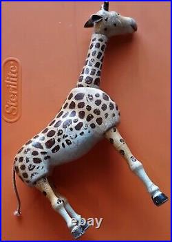Antique Schoenhut Circus Animal Toy Giraffe SEE PHOTOS