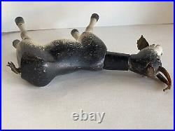 Antique Schoenhut Circus Billy Goat with Glass Eyes 8 long All Original Paint