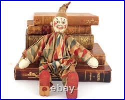 Antique Schoenhut Circus Clown from Humpty Dumpty Circus Toy Set with2 pc Face