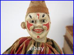 Antique Schoenhut Circus Clown from Humpty Dumpty Circus Toy Set with2 pc Face