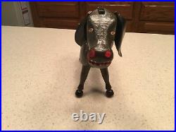 Antique Schoenhut Circus Donkey Intact Nice 6 Tall Painted Eyes Leather Ears
