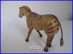 Antique Schoenhut Circus Zebra Very Good Paint and Tightly Strung