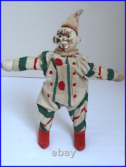 Antique Schoenhut Humpty Dumpty Circus Clown 8 tall