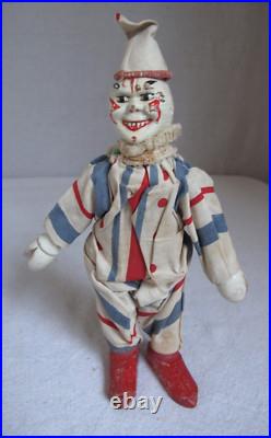 Antique Schoenhut Humpty Dumpty Circus Clown Original Clothes