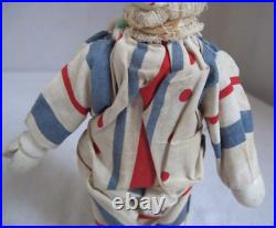 Antique Schoenhut Humpty Dumpty Circus Clown Original Clothes