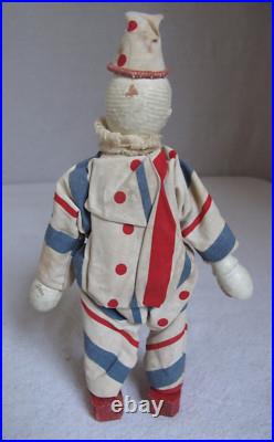 Antique Schoenhut Humpty Dumpty Circus Clown Original Clothes
