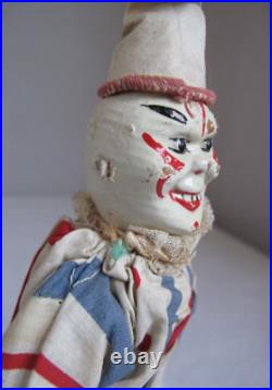 Antique Schoenhut Humpty Dumpty Circus Clown Original Clothes
