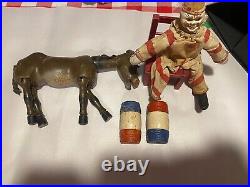 Antique Schoenhut Humpty Dumpty Circus Donkey And Lot