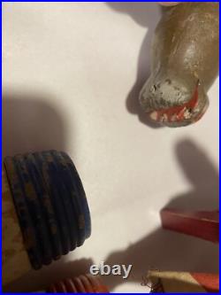 Antique Schoenhut Humpty Dumpty Circus Donkey And Lot