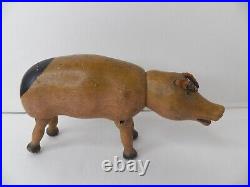 Antique Schoenhut Humpty Dumpty Circus Farm Pig