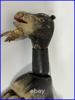 Antique Schoenhut Humpty Dumpty Circus, Goat with painted eyes