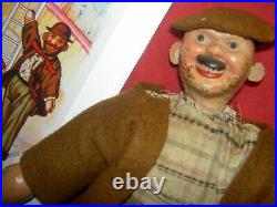 Antique Schoenhut Humpty Dumpty Circus, MONKEY with painted eyes & wooden cap