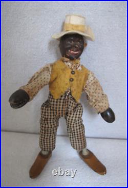 Antique Schoenhut Humpty Dumpty Circus Performer Black Dude