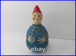 Antique Schoenhut Humpty Dumpty Circus Roly Poly Clown Excellent Condition