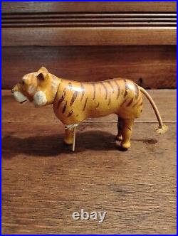 Antique Schoenhut Humpty Dumpty Circus Tiger Wood Toy