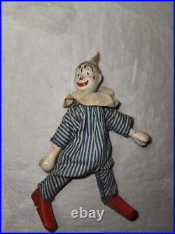 Antique Schoenhut Humpty Dumpty Circus Wood Clown #1 Hand Painted